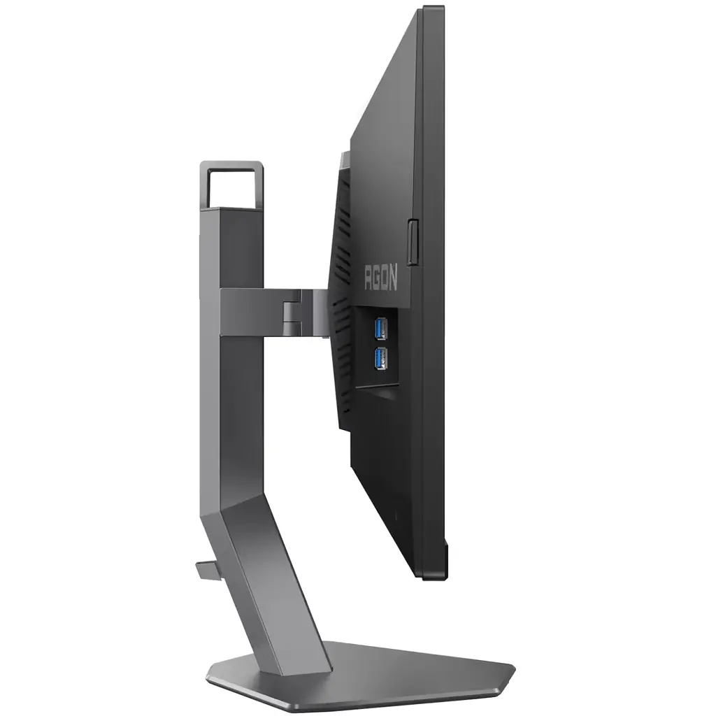 TFT 24.1" AOC AG246FK6, Ultra-Fast TN eSports, 610Hz, 2xHDMI, DP, USB-hub, HAS, Pivot, чорно-сірий - фото 4