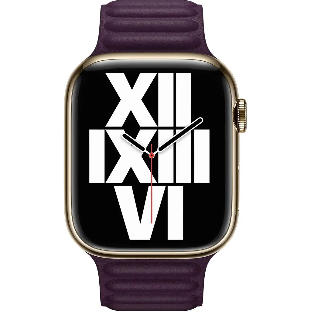 Ремешок Apple Leather Link для Apple Watch 38/40/41mm M/L Dark Cherry (ML7N3) [120657] - фото 3