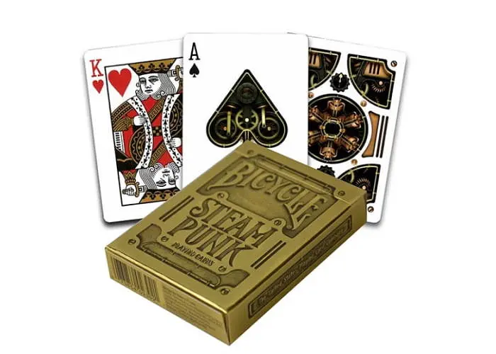 Карти гральні United States Playing Card Company Bicycle Steampunk (gold) (02392) - фото 4