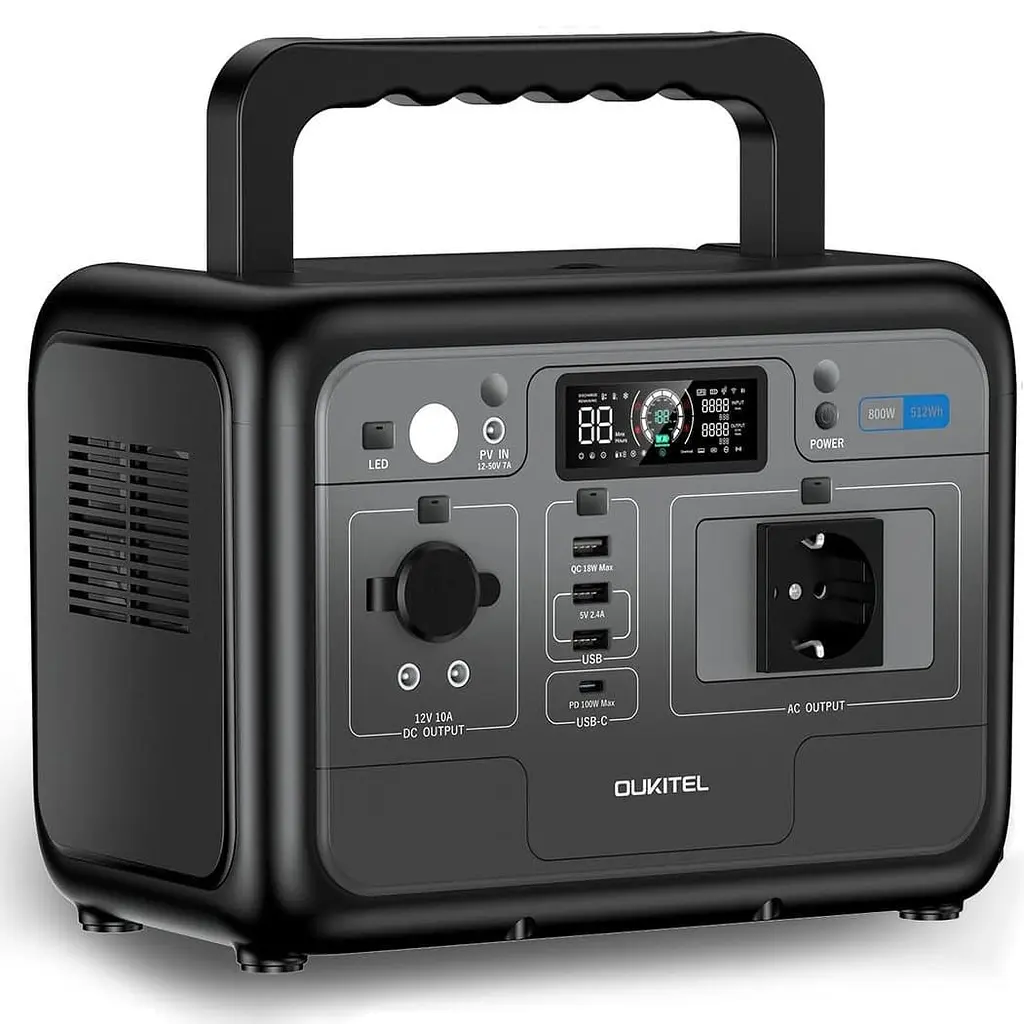Зарядная станция Oukitel P800E / 800 Вт / 512 Вт/ч / LiFePO4 (P800E) UA - фото 4
