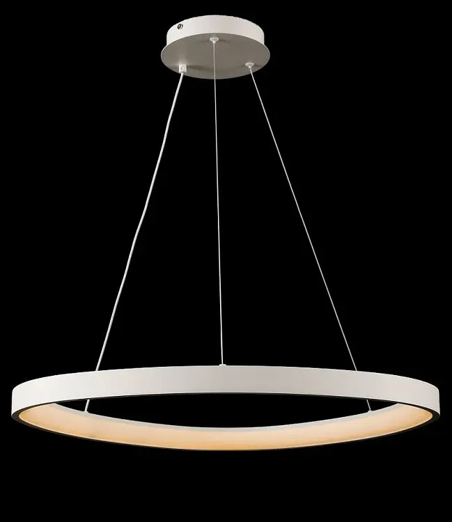 Люстра стельова LED Splendid Ray L2550/650/1, 1 лампа, 40-140 см, білий, з пультом, сучасний стиль - фото 3