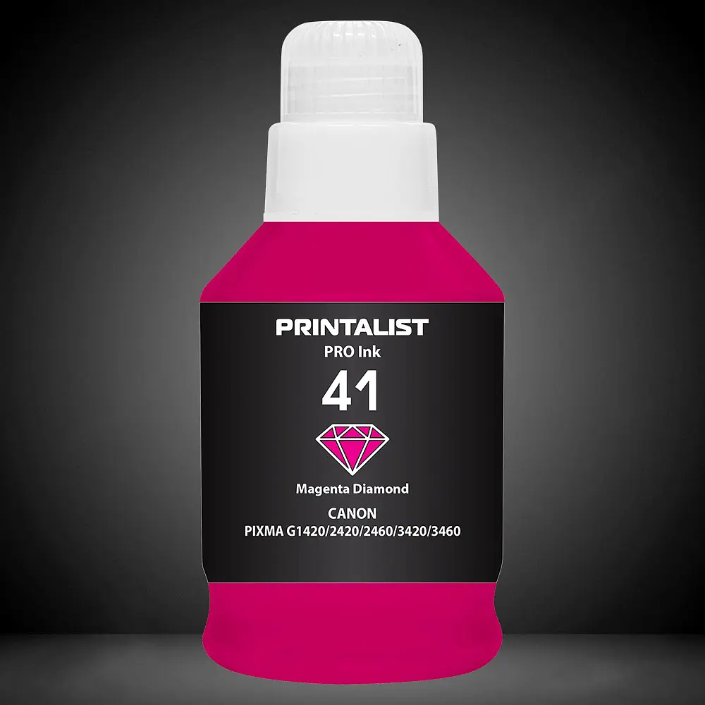 Чорнило PRINTALIST GI-41 для Canon Pixma G2420/3420 190г Magenta водорозчинне (PL41M) - фото 3