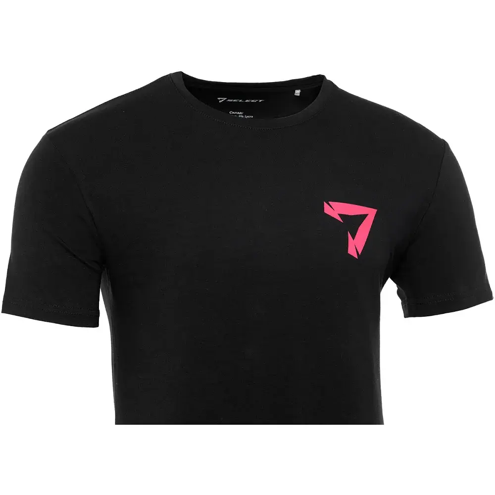 Футболка Select T-Shirt Lines Fish M Black - фото 2