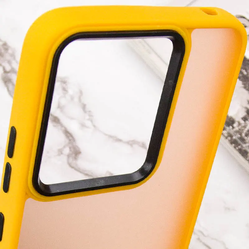 Чехол TPU+PC Lyon Frosted для Xiaomi Redmi 12C Orange - фото 5