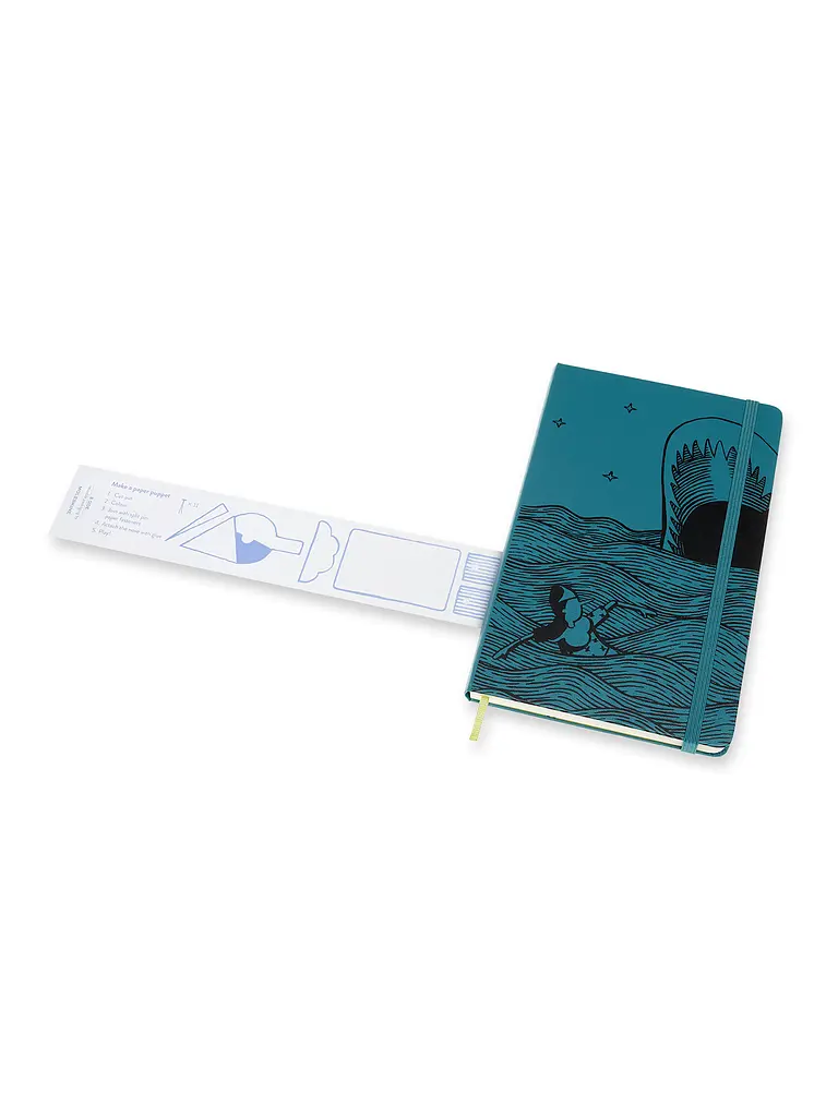 Записник Moleskine Pinocchio середній, Лінійка Шалфей (LEPIQP060B) - фото 6