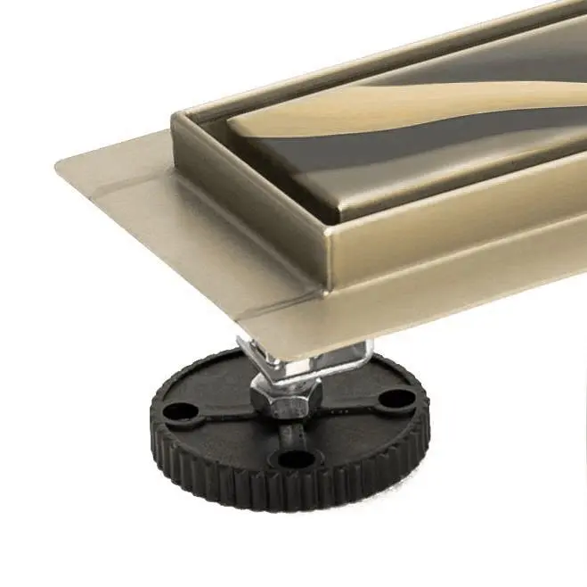 Душовий канал Rea Pure Neo mirror gold pro 80 см REA-G5601 - фото 5