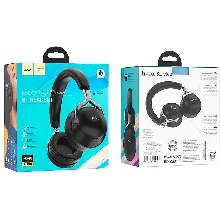 Наушники беспроводные Hoco ESD17 Profit sound BT headset - фото 7