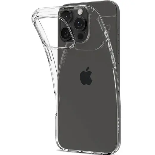 Прозорий чохол Spigen Liquid Crystal Crystal Clear для iPhone 16 Pro (ACS08112) - фото 4