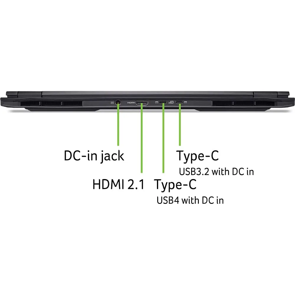 Ноутбук Игровой ACER Nitro 16S AI AN16S-61-R5UT, AMD Ryzen AI 9 365 до 5GHz, 16" WQXGA, 32GB, SSD 2TB, NVIDIA GeForce RTX 5070Ti 12GB, Free Dos - фото 12