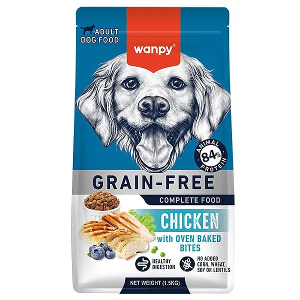 Сухий корм для собак Wanpy Adult Dog Grain Free Chicken Ванпі беззерновий з куркою 1.5 кг