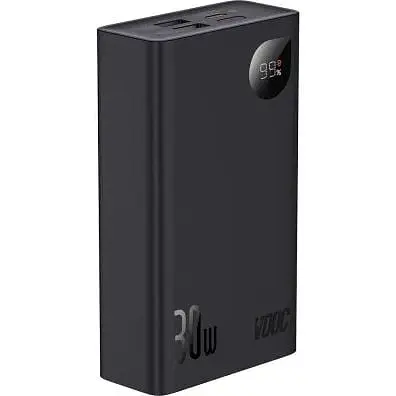 Портативная батарея Baseus 20000mAh 30W Adaman 2 + кабель USB to Type-C 0.3m PPAD050101 черная - фото 4