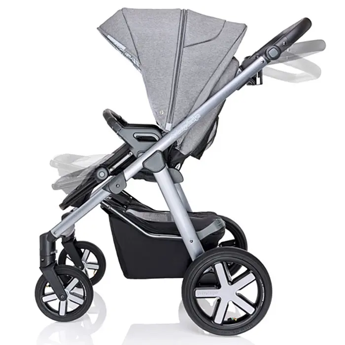 Універсальна коляска 2 в 1 Baby Design Husky NR 2020 07 Gray (202513) - фото 9