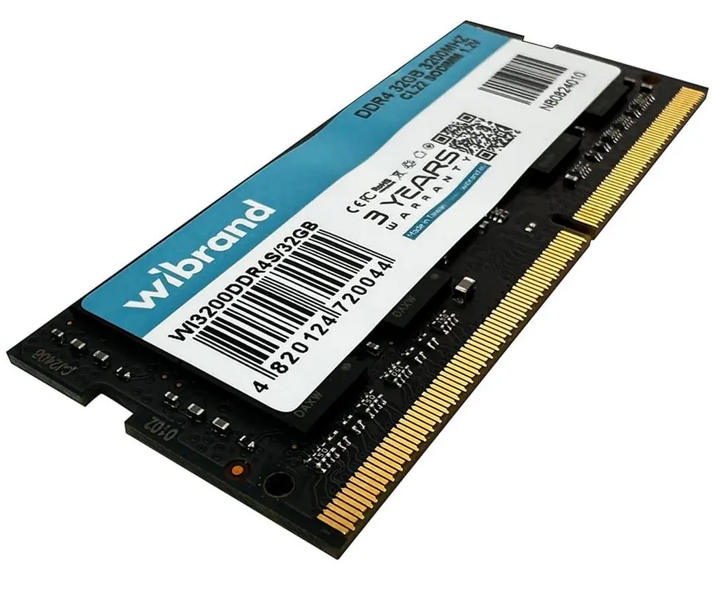Модуль пам'яті Wibrand DDR4 32GB 3200MHz CL22 SODIMM (WI3200DDR4S/32GB) - фото 2