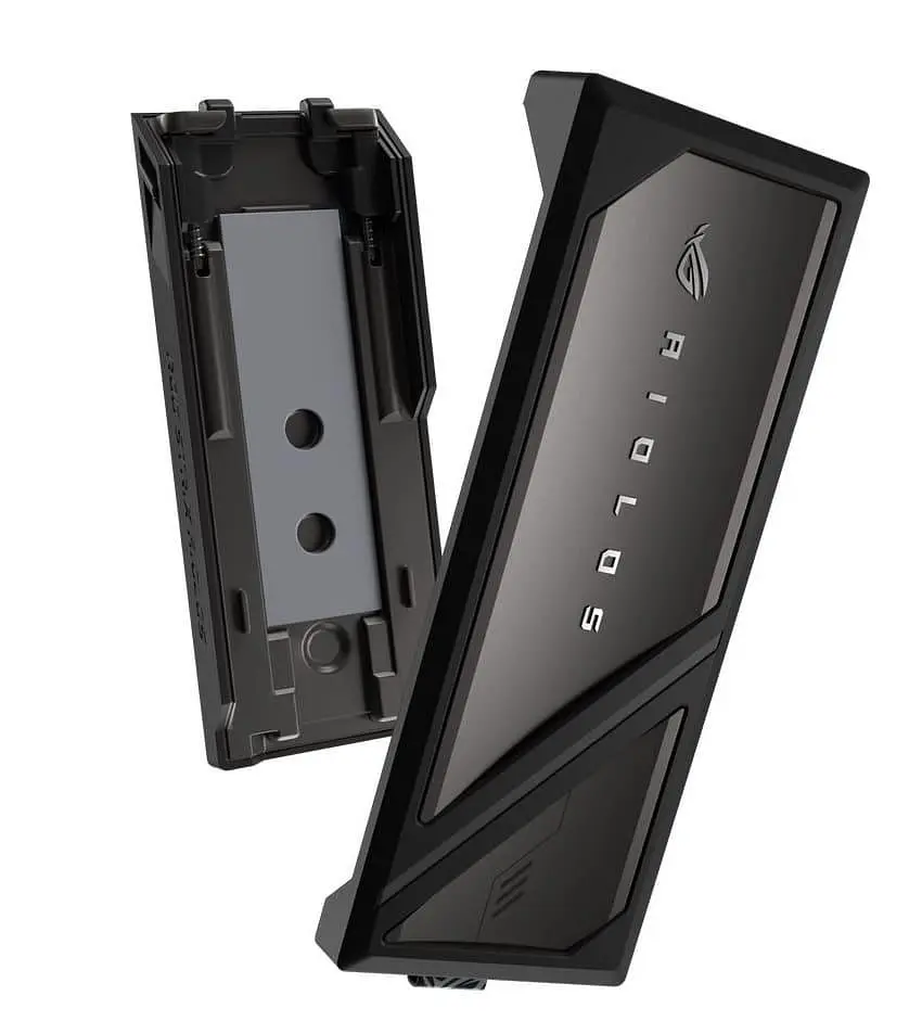 Портативний корпус ASUS для SSD ROG STRIX AIOLOS PCIe NVMe M.2 2230/2242/2260/2280 USB Type-C 3.2 Gen 2x2 ARGB чорний - фото 10