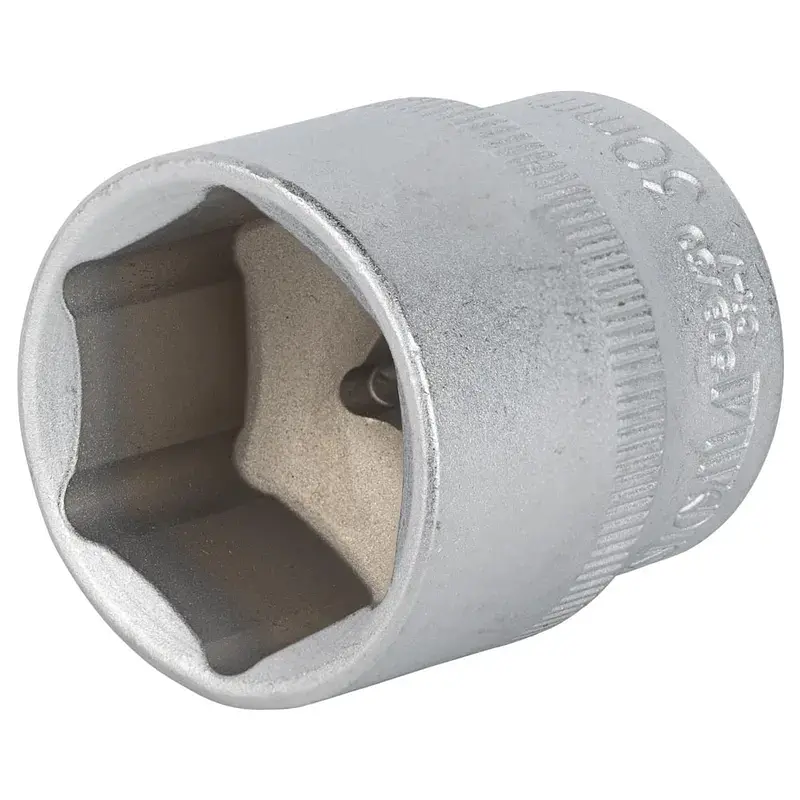 Торцева головка Sigma шестигранна коротка 1/2" 30мм CrV mid (6071301) - фото 3