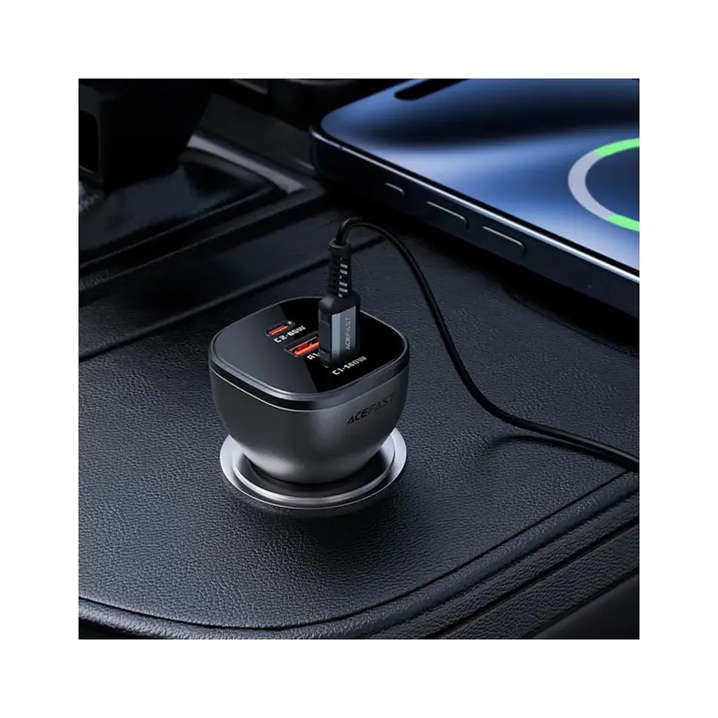 Зарядний пристрій Acefast 3xUSB 165 Вт (2xUSB-C + USB-A) B14 (6974316282938) - фото 7