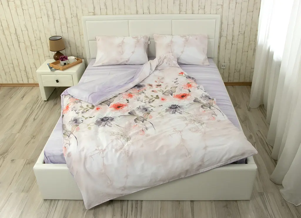 Комплект постільної білизни Руно Flowers сатин євро (К 845.137А Flowers) - фото 5
