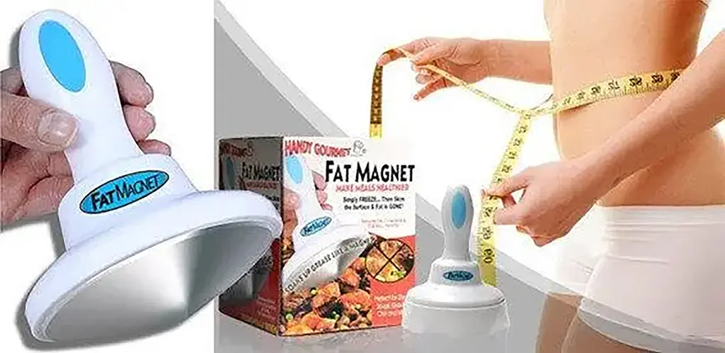 Пристрій магніт для збору жиру з поверхні їжі жировловлювач Handy Gourmet Fat, Kitchen Master 85829 - фото 6