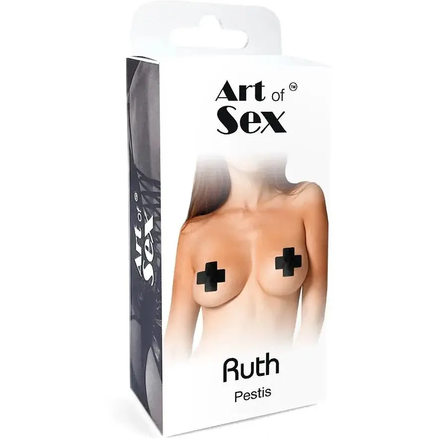 Сексуальні наклейки на груди Art of Sex - Ruth, чорний - фото 4