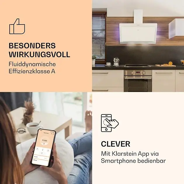 Вытяжка Klarstein Aurora 90 (10040237) - фото 3