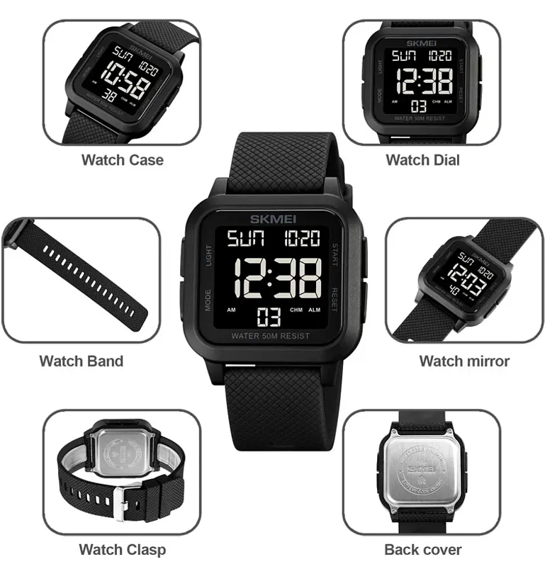 Годинник Skmei Chess Black - фото 10