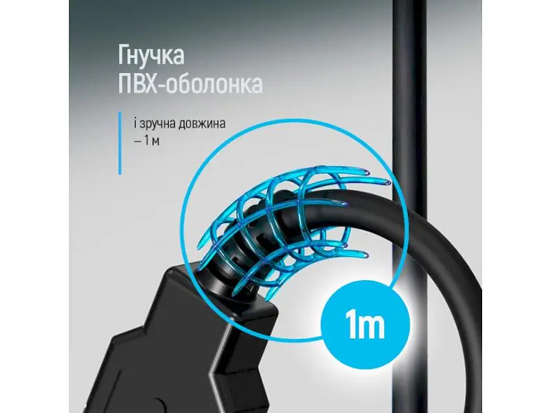 Кабель ColorWay USB2.0 AM/AМ 1м Black (CW-CBUU071-BK) - фото 9