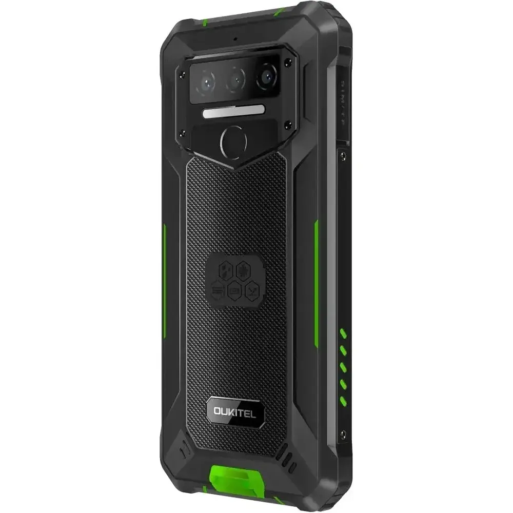 Смартфон Oukitel WP23 Plus 6.52"HD+ /8GB/256GB / T606 /10600mAh /13+5Мп/ IP69K /NFC Green - фото 5