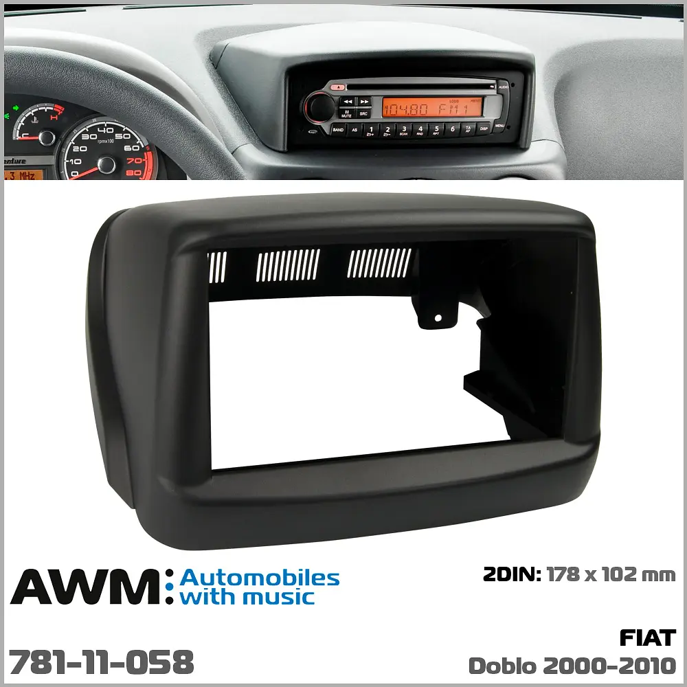 Переходная рамка Fiat Doblo AWM 781-11-058 - фото 4