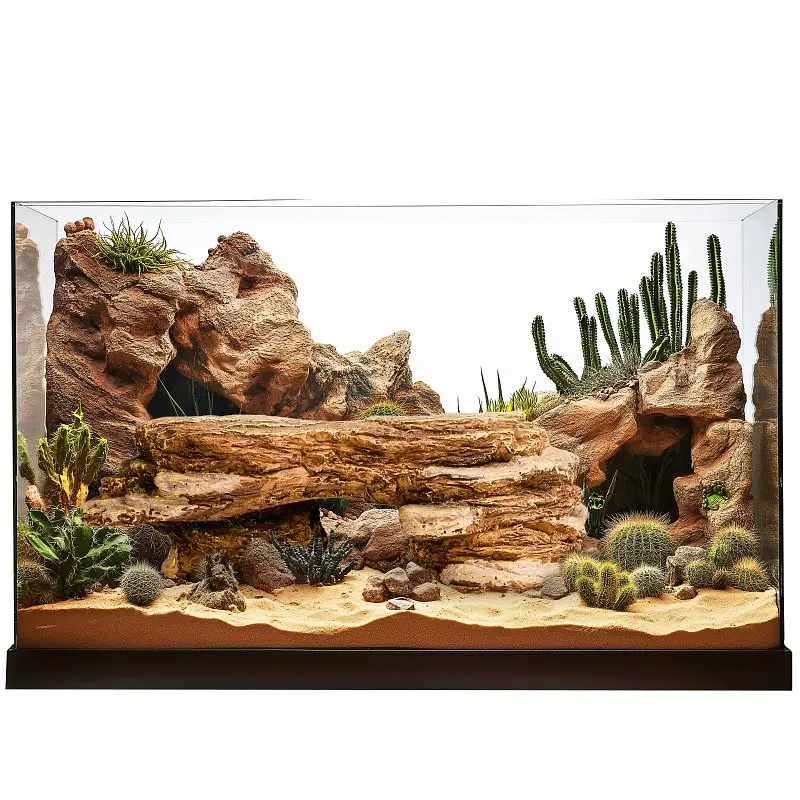 Декорація криївка Terrario Mountain Shelf S 13x21x6см (22147) - фото 5