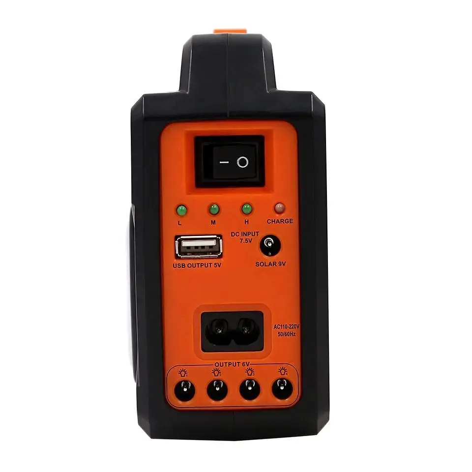 Ліхтар EP-392 Power Bank-USB із сонячною панеллю 9 V 3 W + лампочки 3 шт. - фото 4
