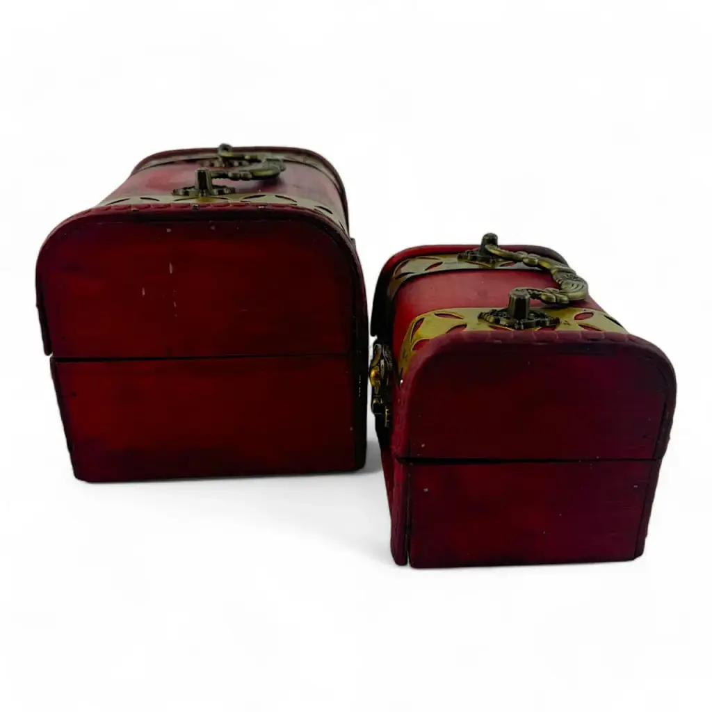 Скриньки дерево набір 15х11х12.3 см 11.7х8.5х8 см 2 шт - фото 3