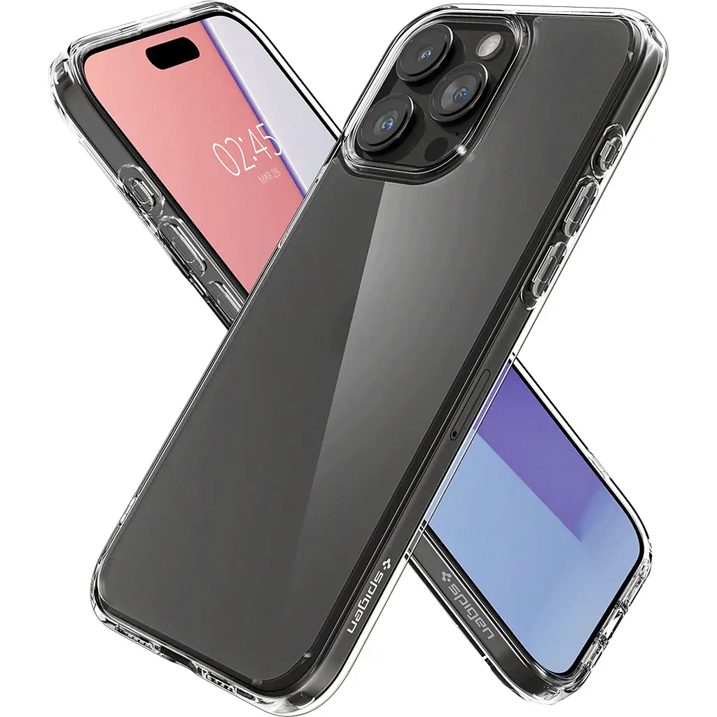 Чохол Spigen Ultra Hybrid Case для Apple iPhone 15 Pro Max Crystal Clear (ACS06565) [92141] - фото 4