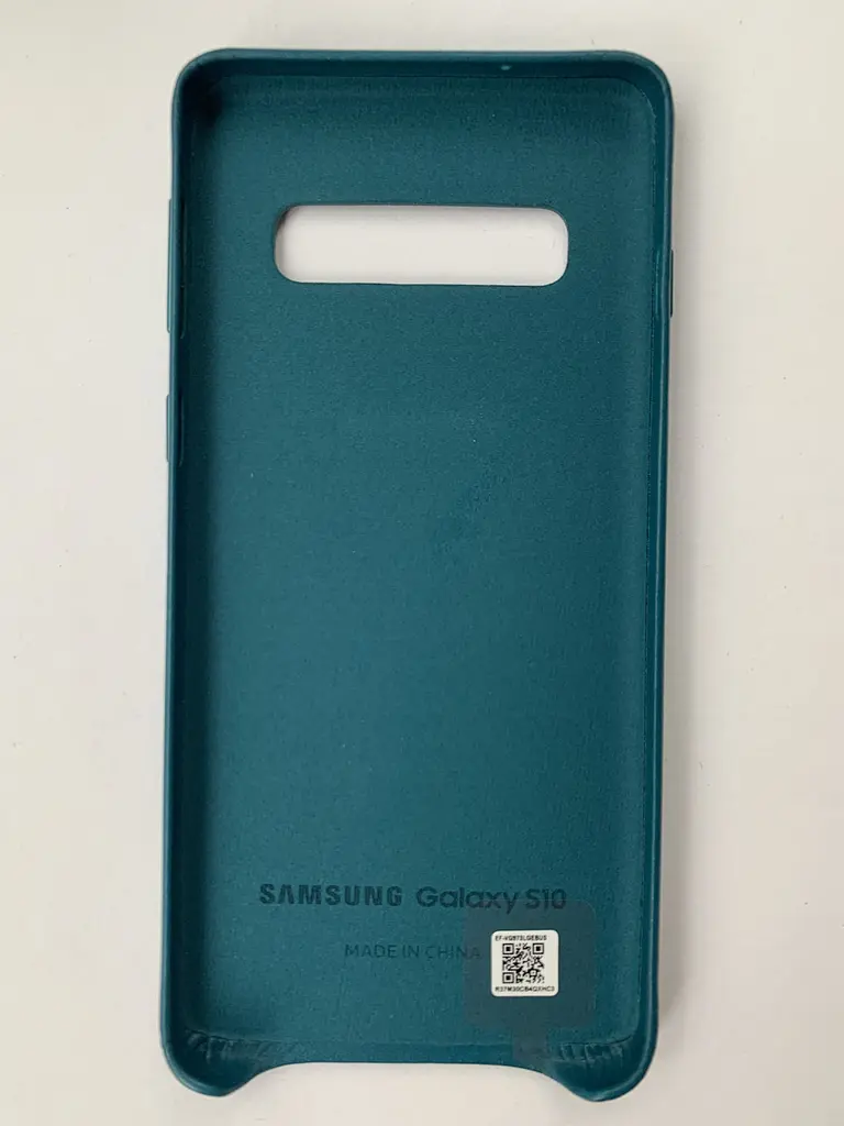 Чохол шкіряний протиударний Leather Cover EF-VG973LGEGRU для Samsung Galaxy S10 (6.1") Green - фото 4