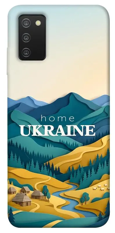 TPU чохол Demsky Ukraine home для Samsung Galaxy A03s
