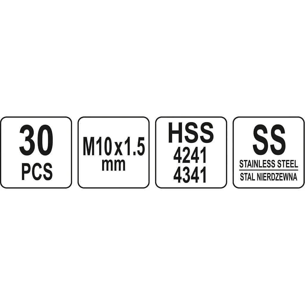 Набір інструментів Yato для ремонту різьби M10x1, 5 (YT-17634) - фото 4