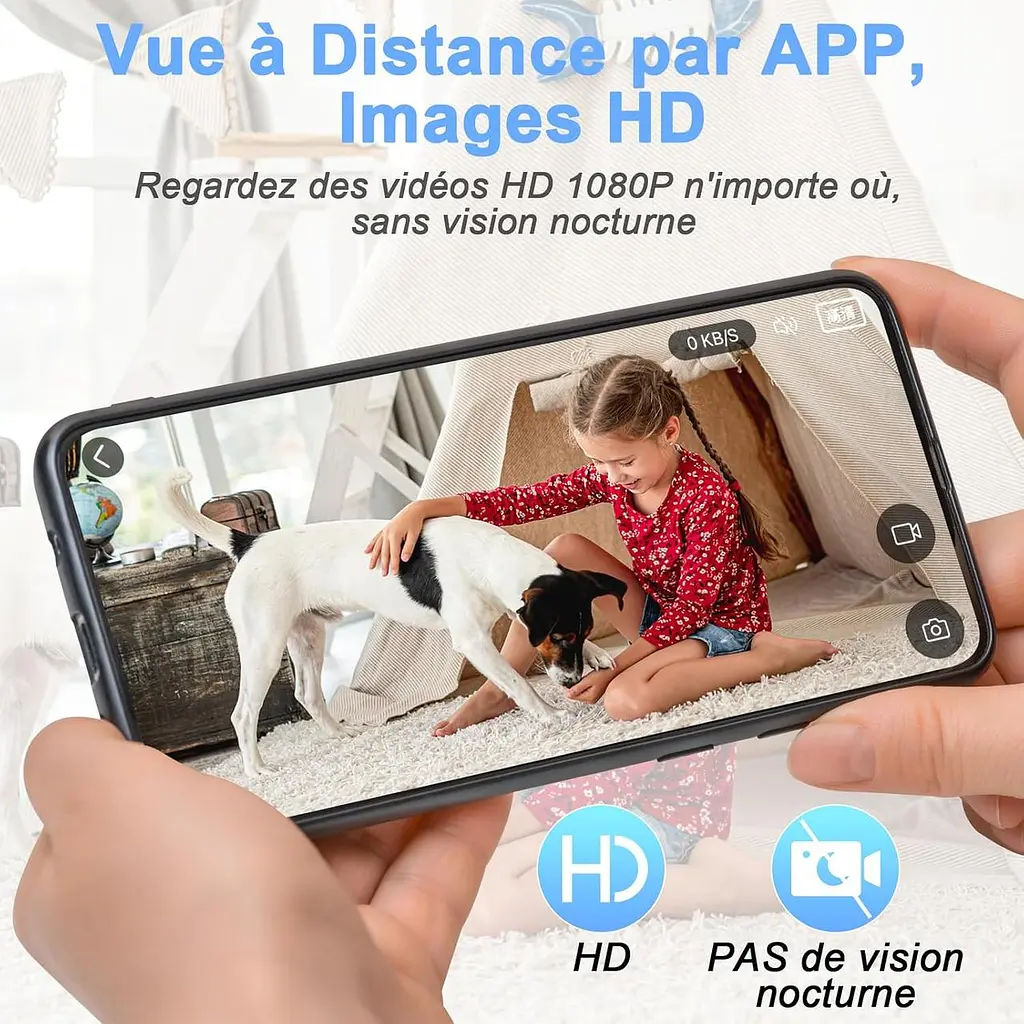 Міні WiFi камера-зарядка 1080P з датчиком руху та керуванням TuyaSmart - фото 5