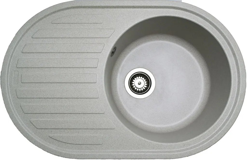 Кухонна мийка Adamant ELLIPSIS avena 765x495x200 мм, з крилом 76,5 см - фото 3
