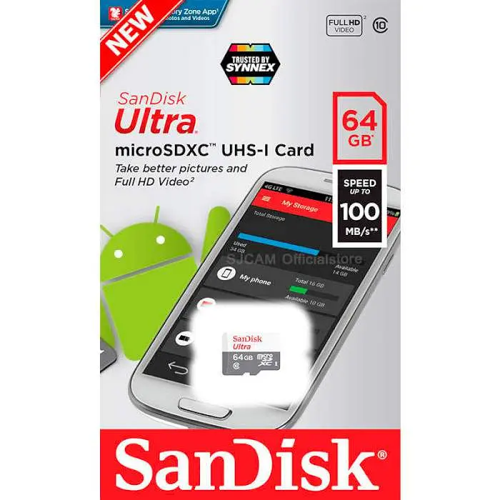 Карта пам'яті Sandisk 64GB microSDXC card C10 UHS-I ULTRA (SDSQUNR-064G-GN3MN) - фото 2