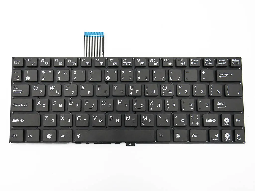 Клавіатура для ASUS X102BA, X102, X102B (RU Black без рамки) - фото 3