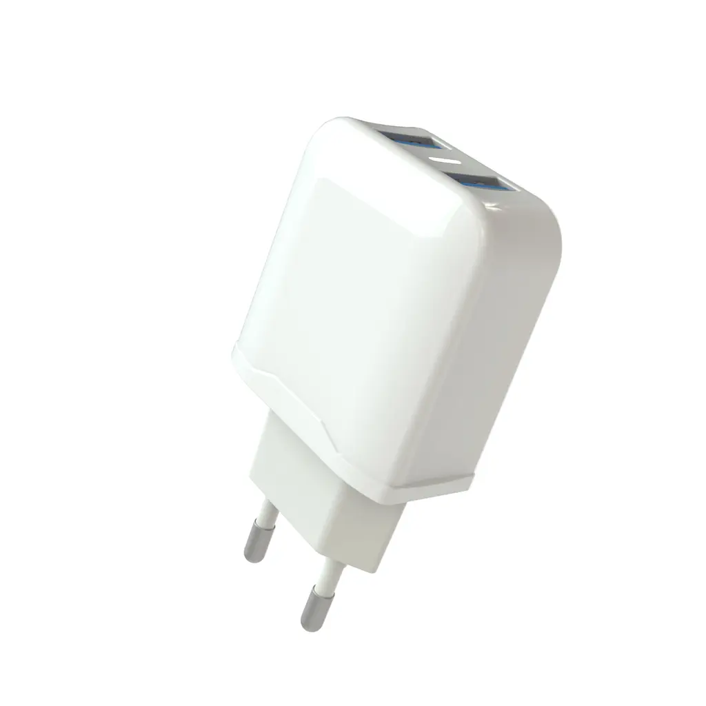 Мережевий зарядний пристрій Aspor A829 2USB/2.4A- білий
