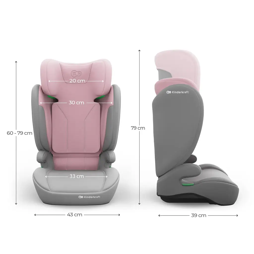 Автокрісло Kinderkraft i-Spark 2 Plus i-Size Pink (KCISPA02PNKPL00) - фото 9