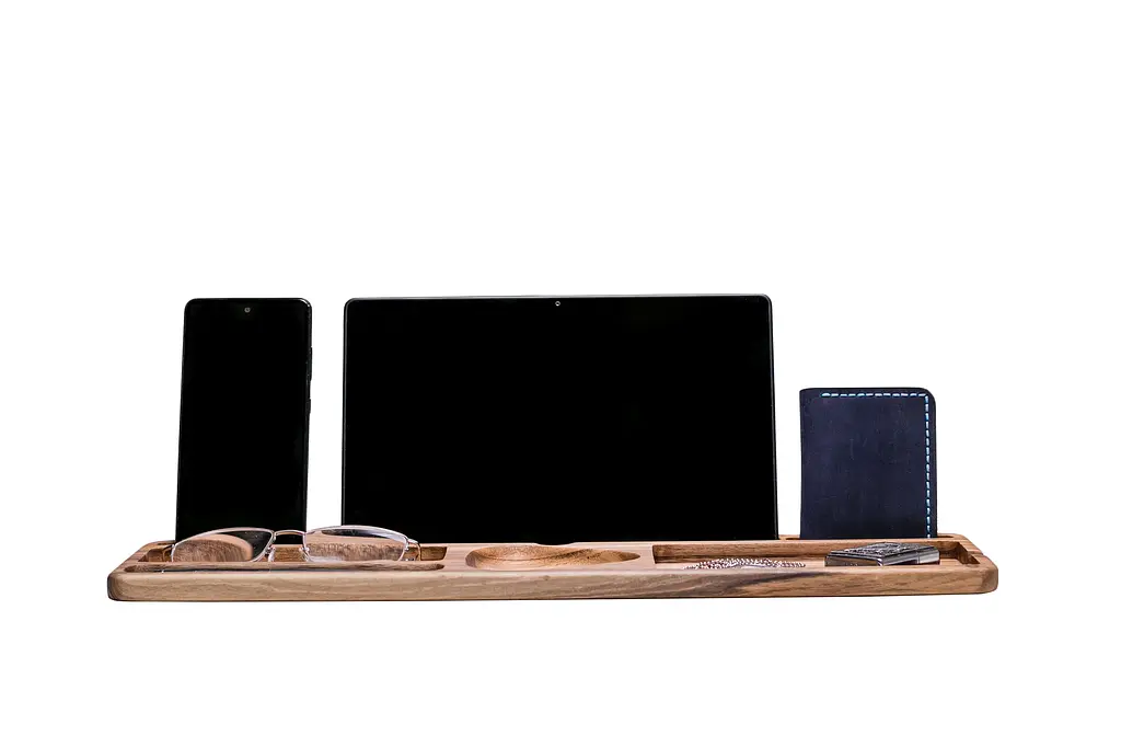 Підставка з дерева для планшета та телефону ecoWalnut 470x147.5x15 мм - фото 5