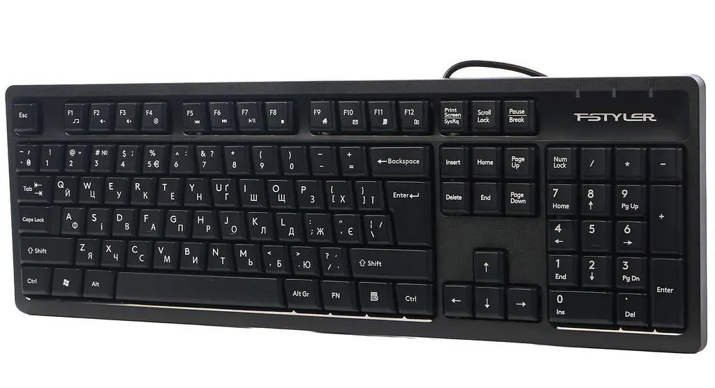 Клавіатура A4Tech Fstyler FKS12 (Black) (FKS12 (Black)) - фото 2
