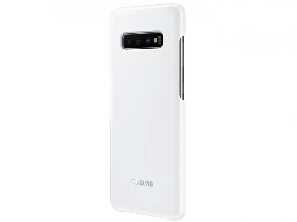 Чохол протиударний Official LED Cover EF-KG973CWEGRU для Samsung Galaxy S10 (6.1") White - фото 7