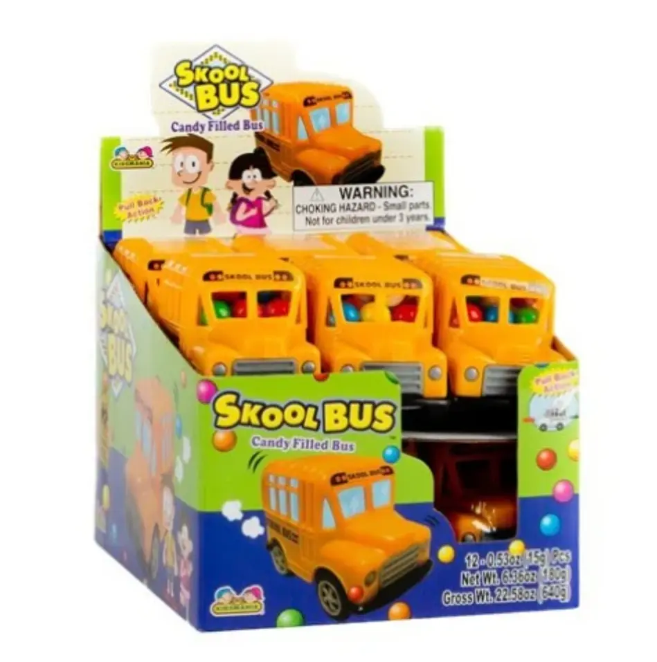 Іграшка з цукерками Kidsmania Skool Bus 14г - фото 3