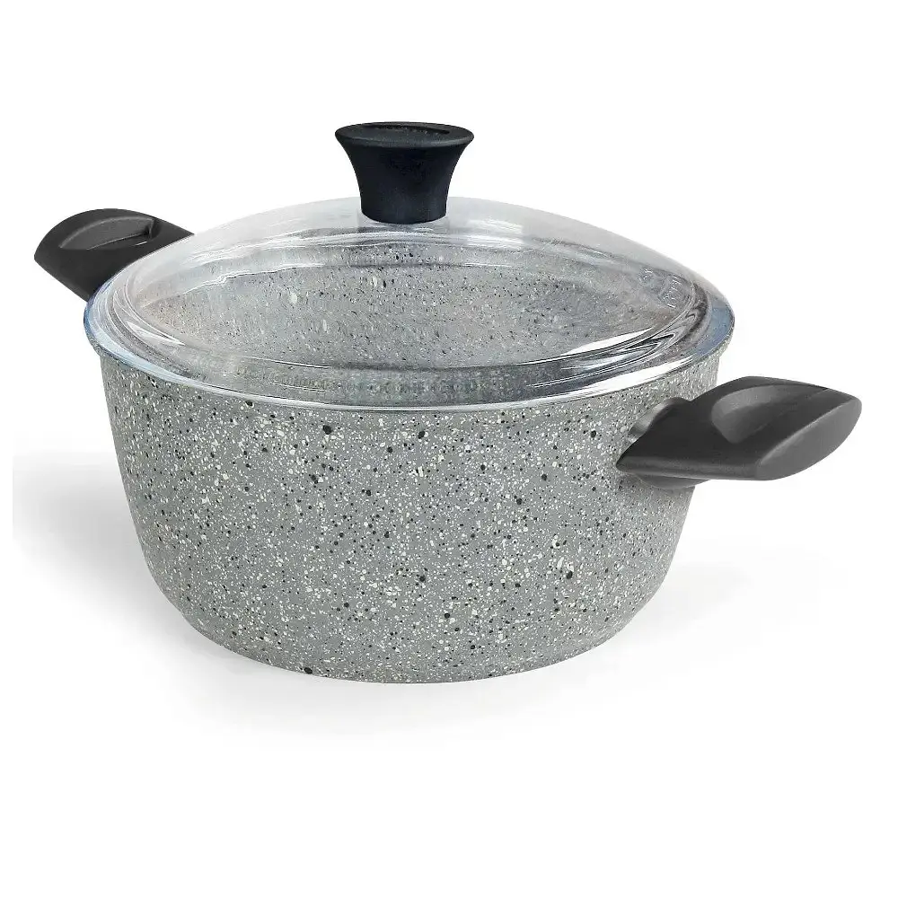 Кастрюля Flonal Dura Induction 4.3 л алюминиевая с крышкой  - фото 2