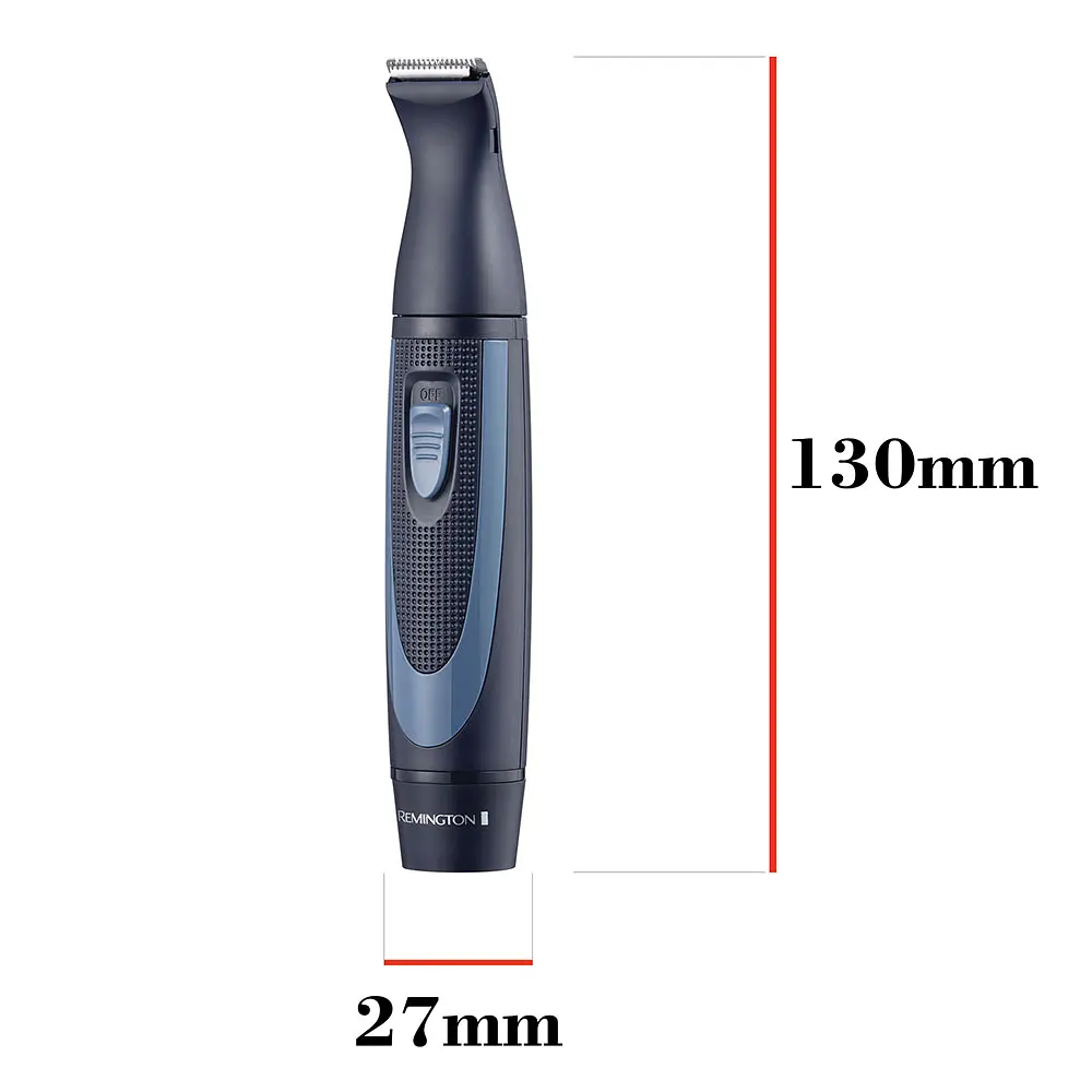 Набір дорожній Remington Travel Kit, для бороди, вусів, носа та вух, насадок-3, чохол, гребінець, пінцет, кусачки, ножиці, сталь, чорно-синій - фото 5