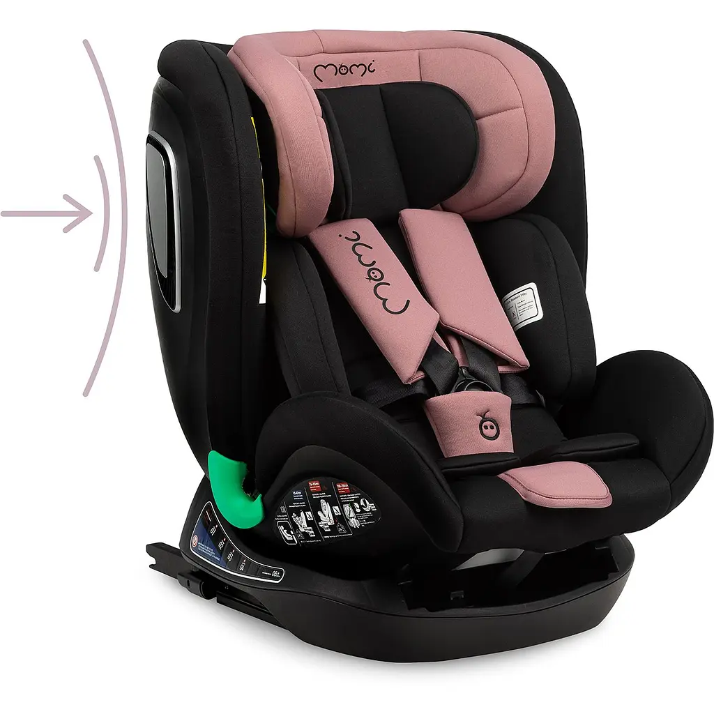 Автокрісло MoMi Urso I-Size 0-36 кг Pink - фото 10
