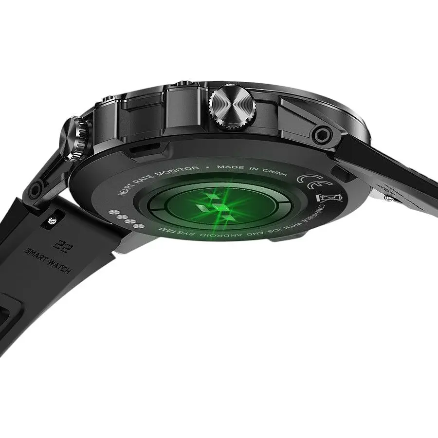 Смарт-годинник Uwatch Smart Delta K52 Black Rubber 2 ремінці (3166) - фото 9