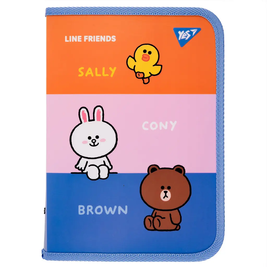 Папка для зош. B5 Yes 492155 Line Friends на блиск. пласт.